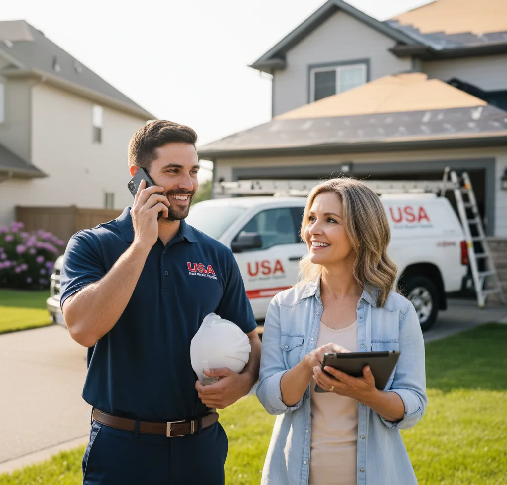 USA Roof Repair Experts customer support in Peachtree City